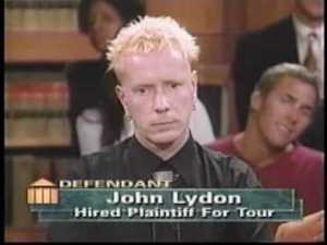 John Lydon on Judge Judy