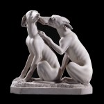 Roman sculpture_pair of dogs_2nd century&nbsp;AD