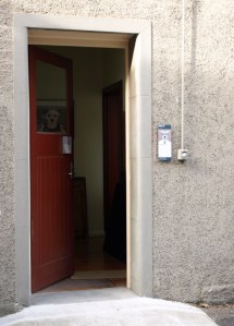 The entrance to my studio