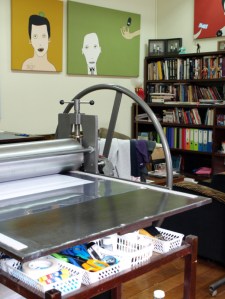 Another view of the studio space