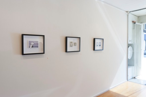 'Pearl', 'Vilém and Ludwig Jüngere' and 'Krzysztof and Rozhenko', 2013, pencil and ink drawings on paper by Rona Green