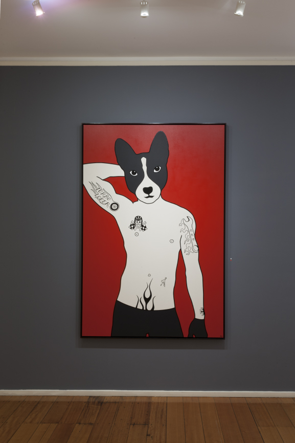 Rona Green, 'Jack Action', 2013, acrylic on canvas, 183 x 122 cm