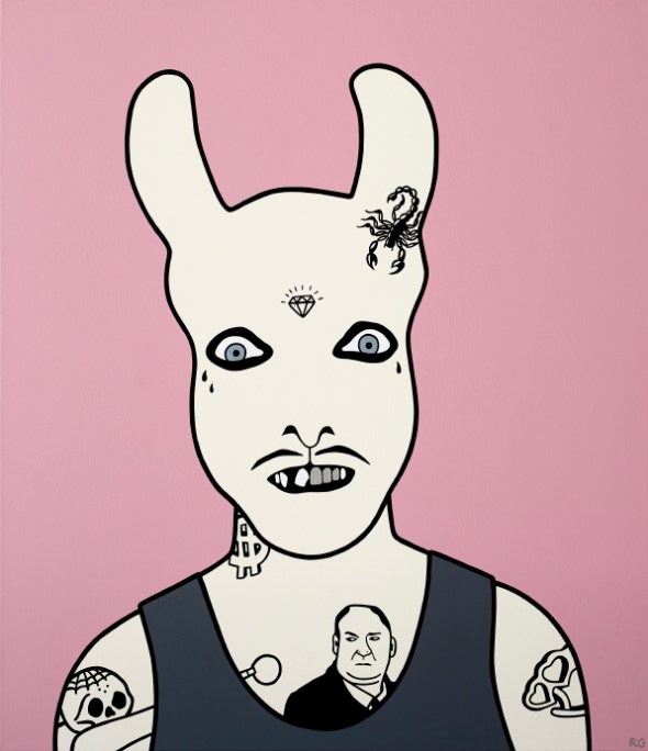 Rona Green, Booger Sugar, 2013, acrylic on canvas, 97 x 87 cm