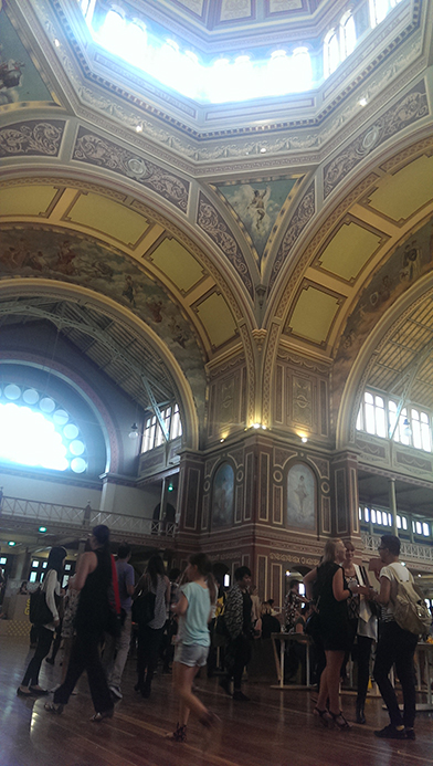 Interior of the Royal Exhibition Building
