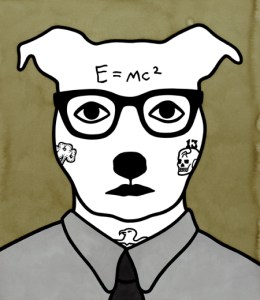 Rona Green, Mr Correct (Hank), 2014, hand coloured linocut, 56 x 48 cm, edition 23