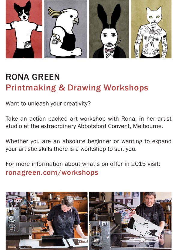 Rona Green_workshops flyer