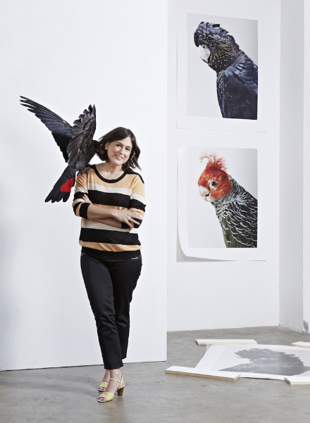 [1210] portraits of photog leila jeffreys and her art.